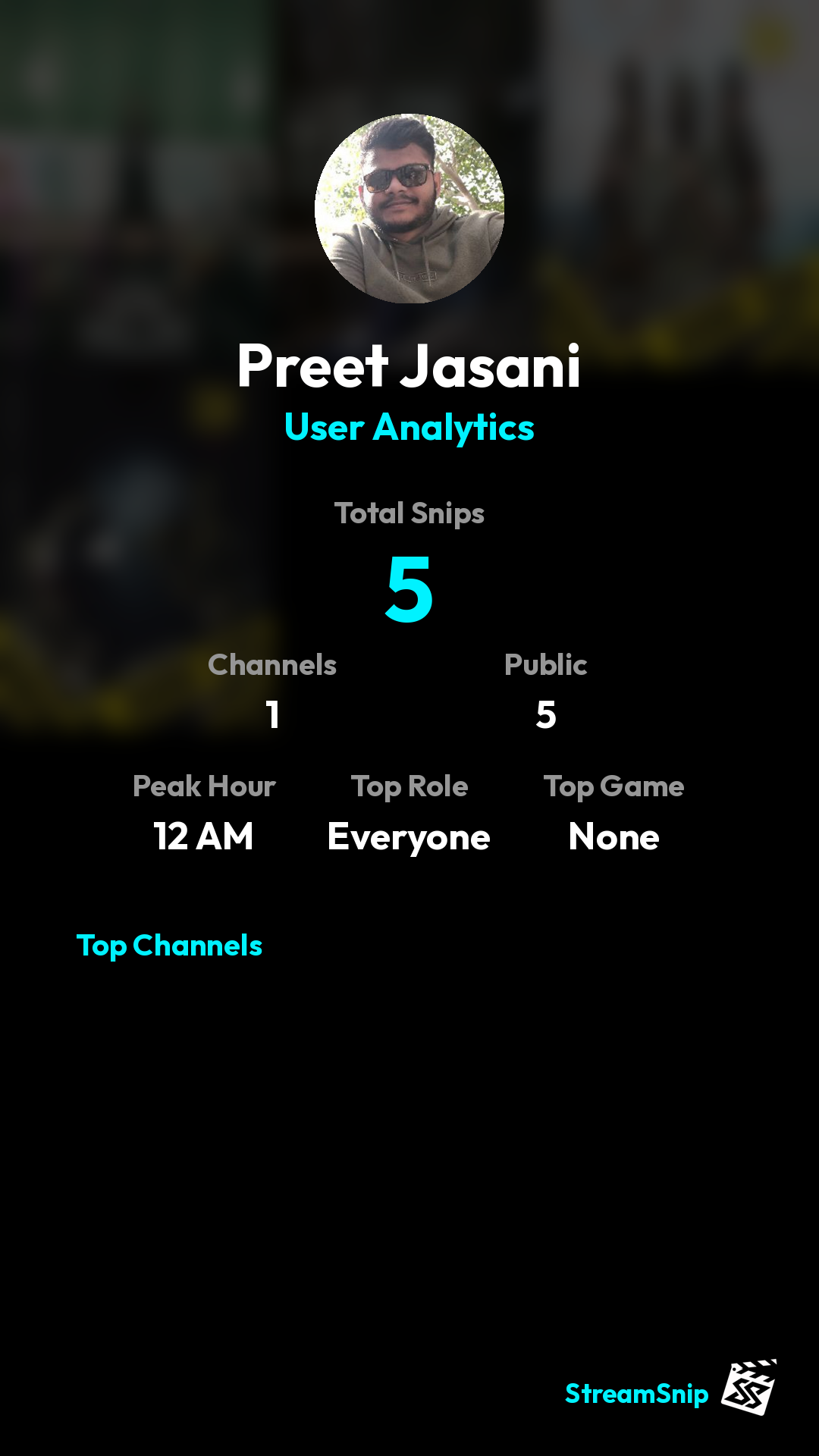 Stats Share Card