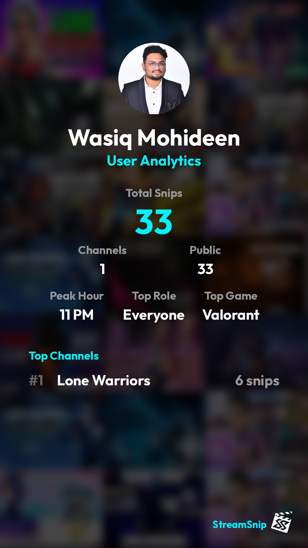 Stats Share Card