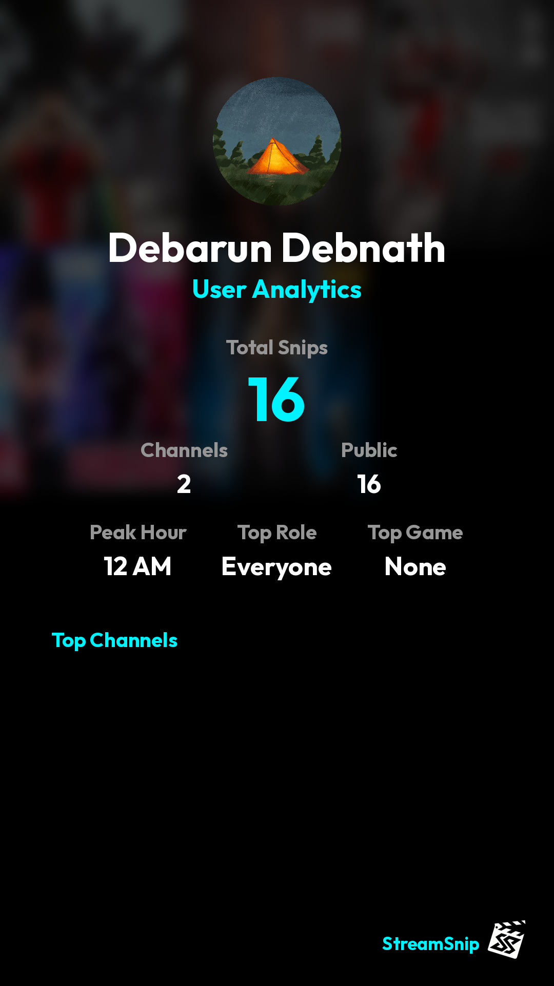 Stats Share Card
