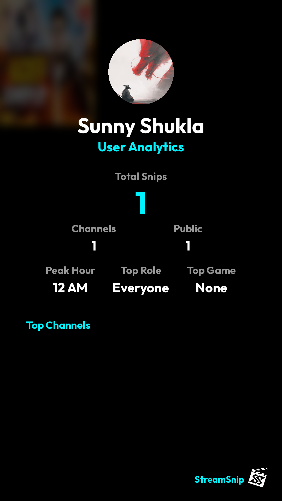 Stats Share Card