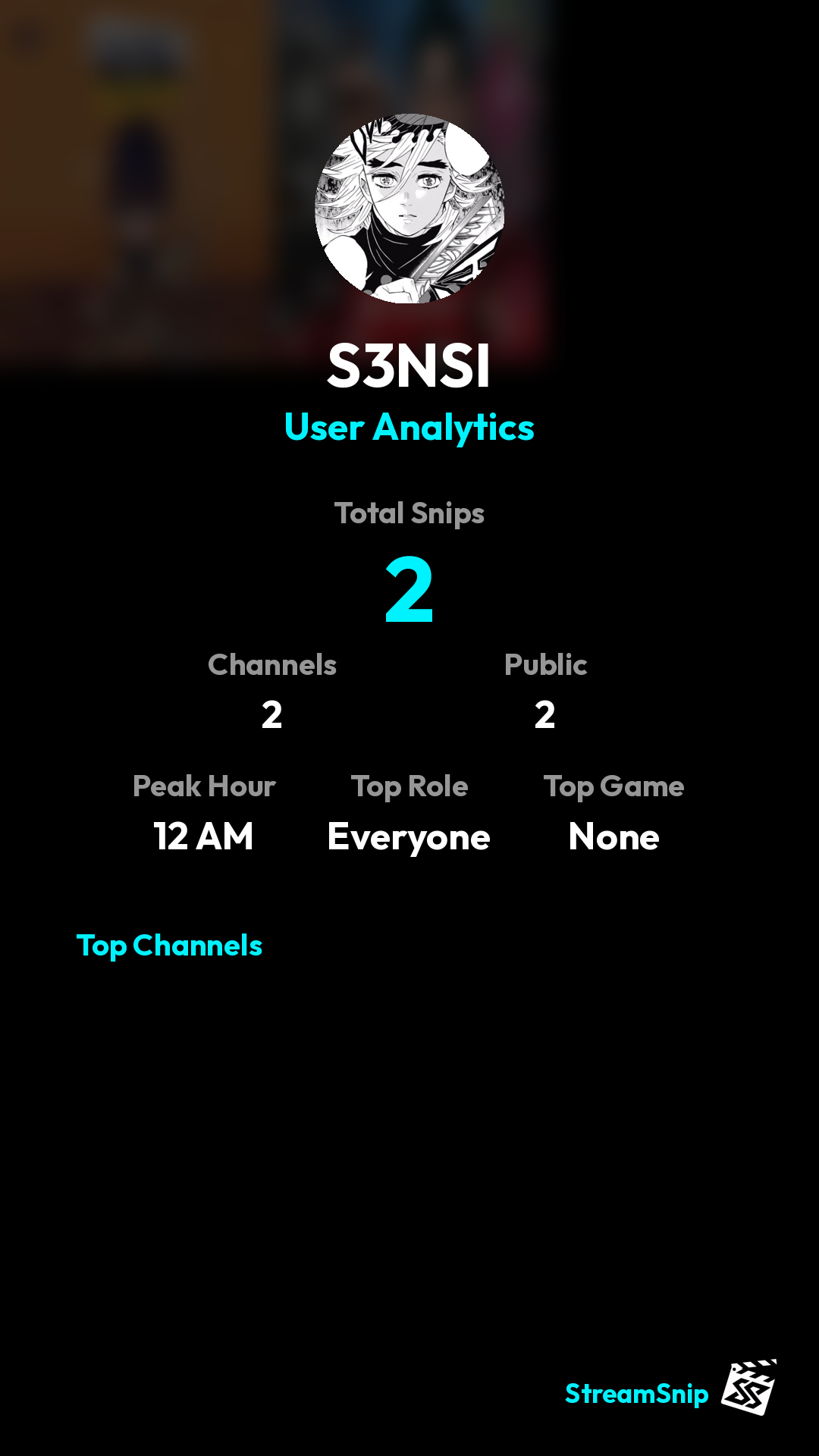Stats Share Card