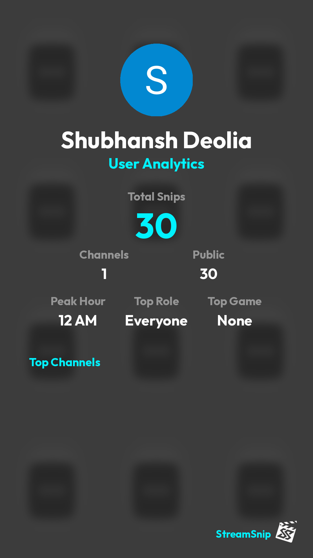 Stats Share Card