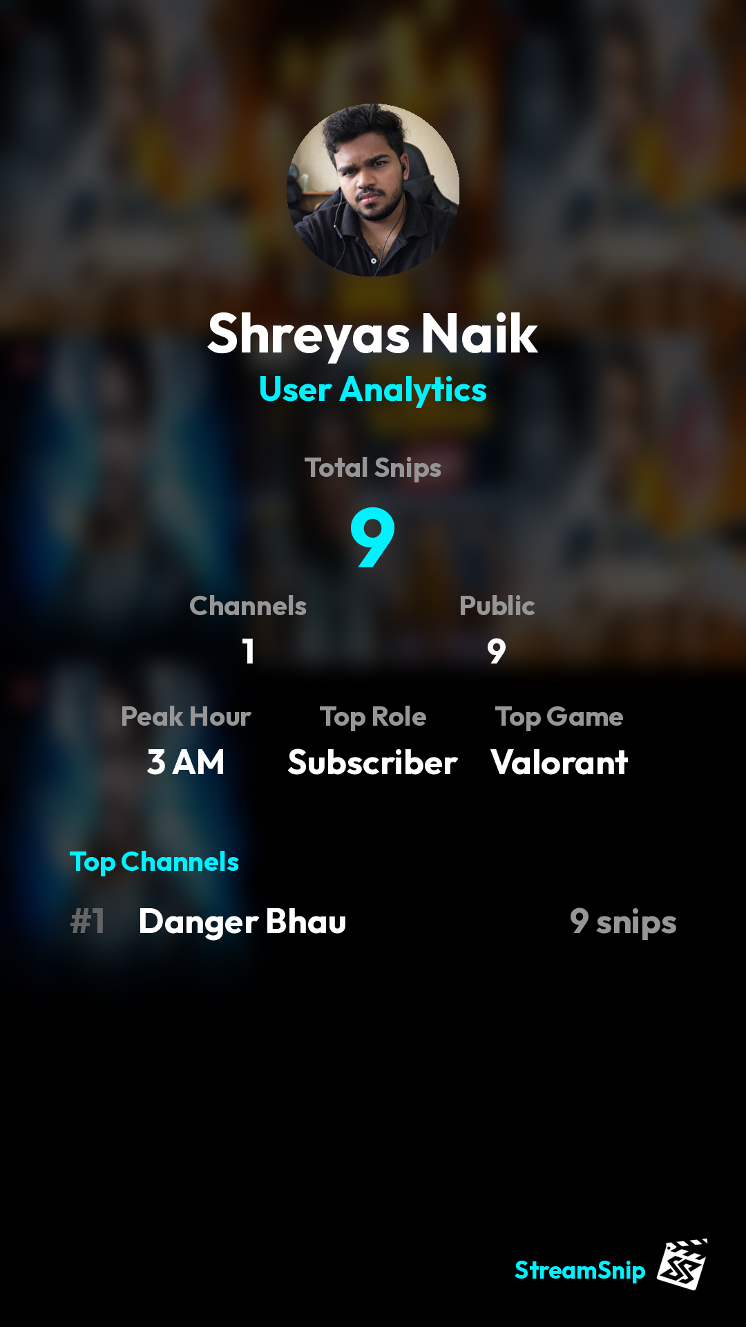 Stats Share Card