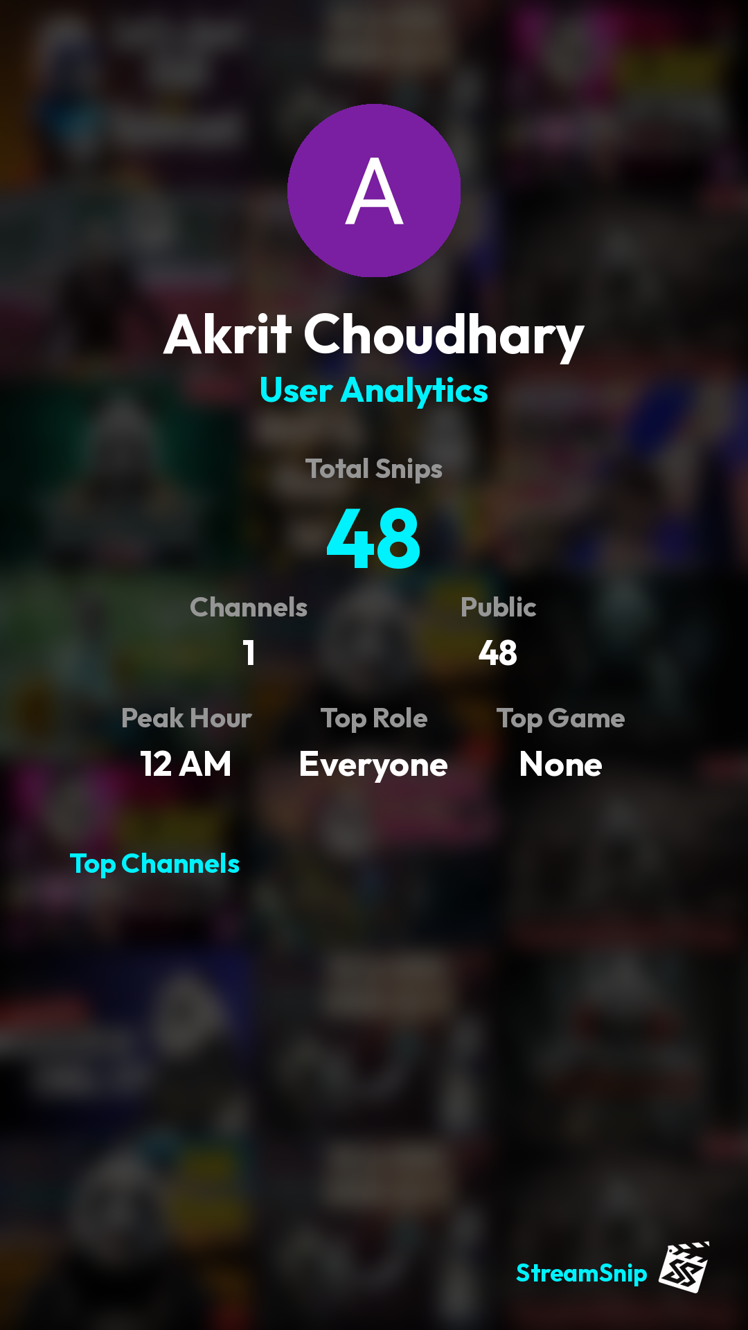 Stats Share Card