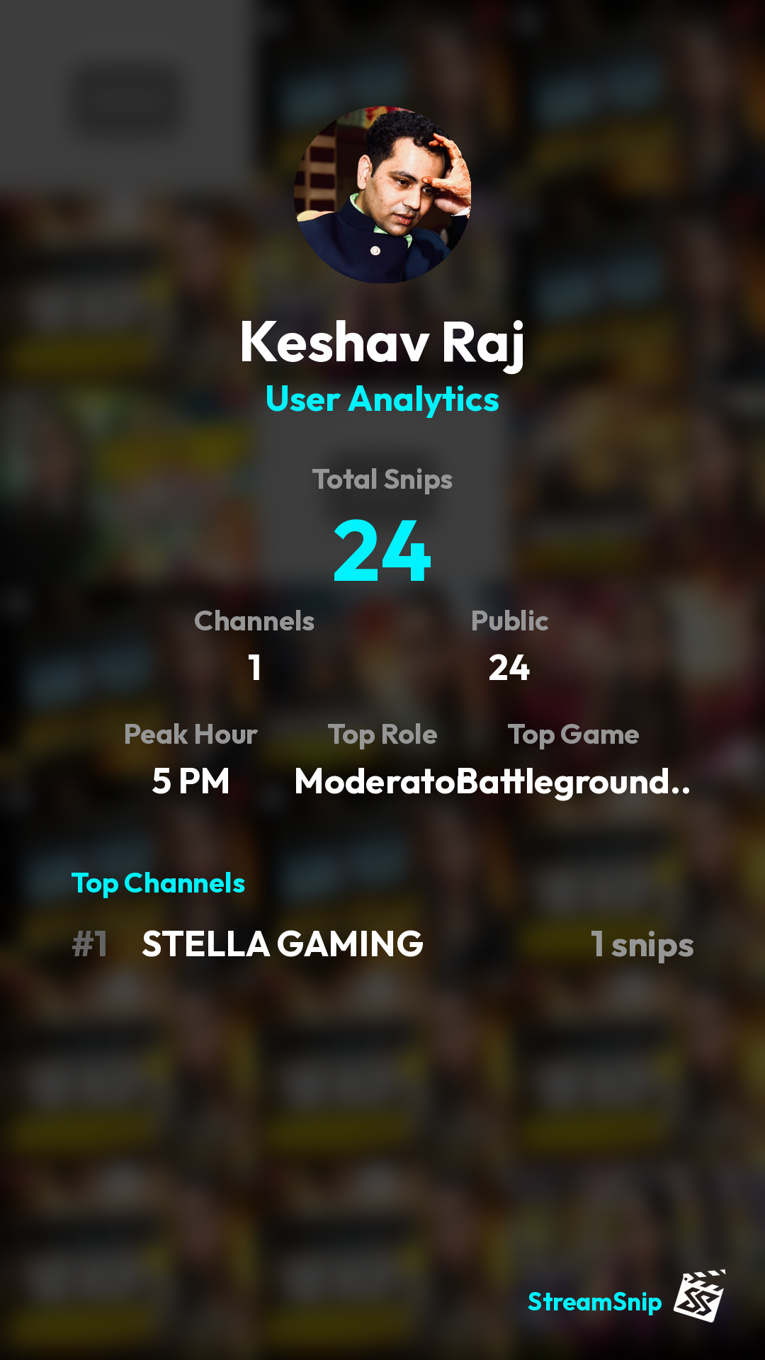 Stats Share Card