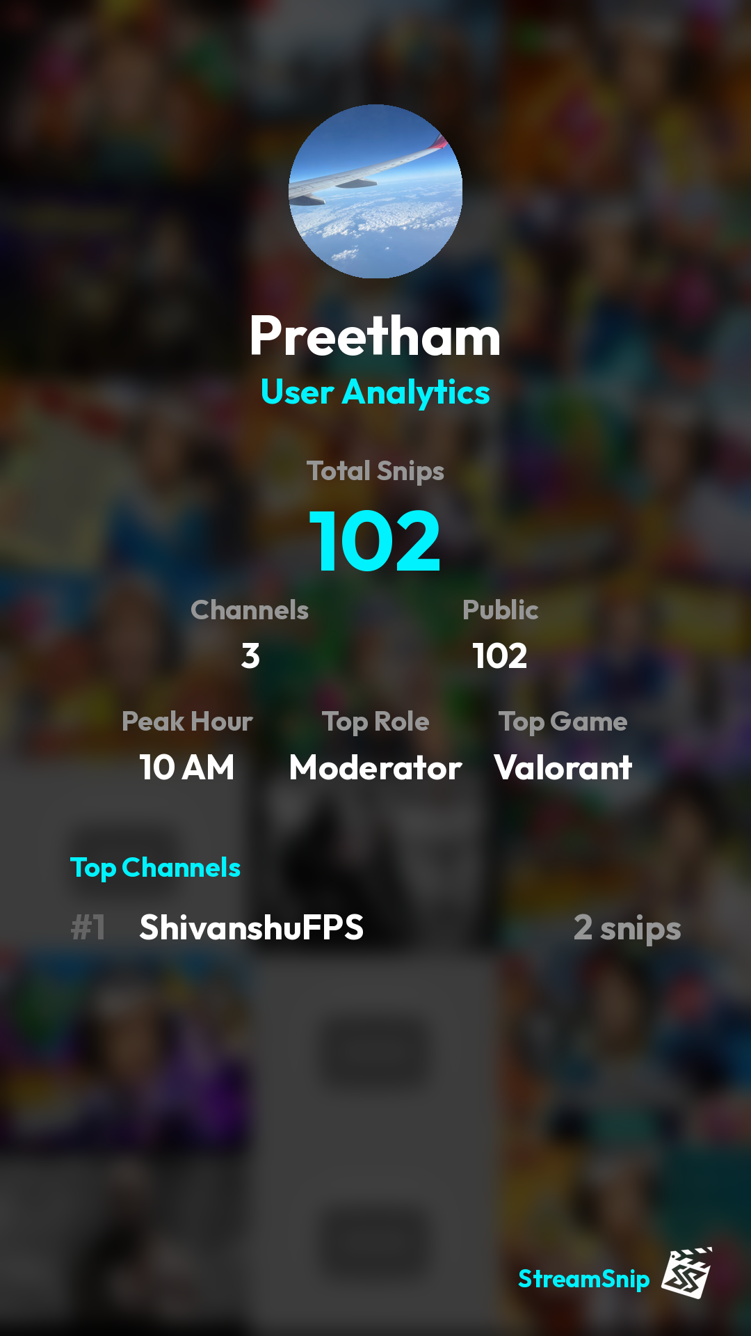 Stats Share Card