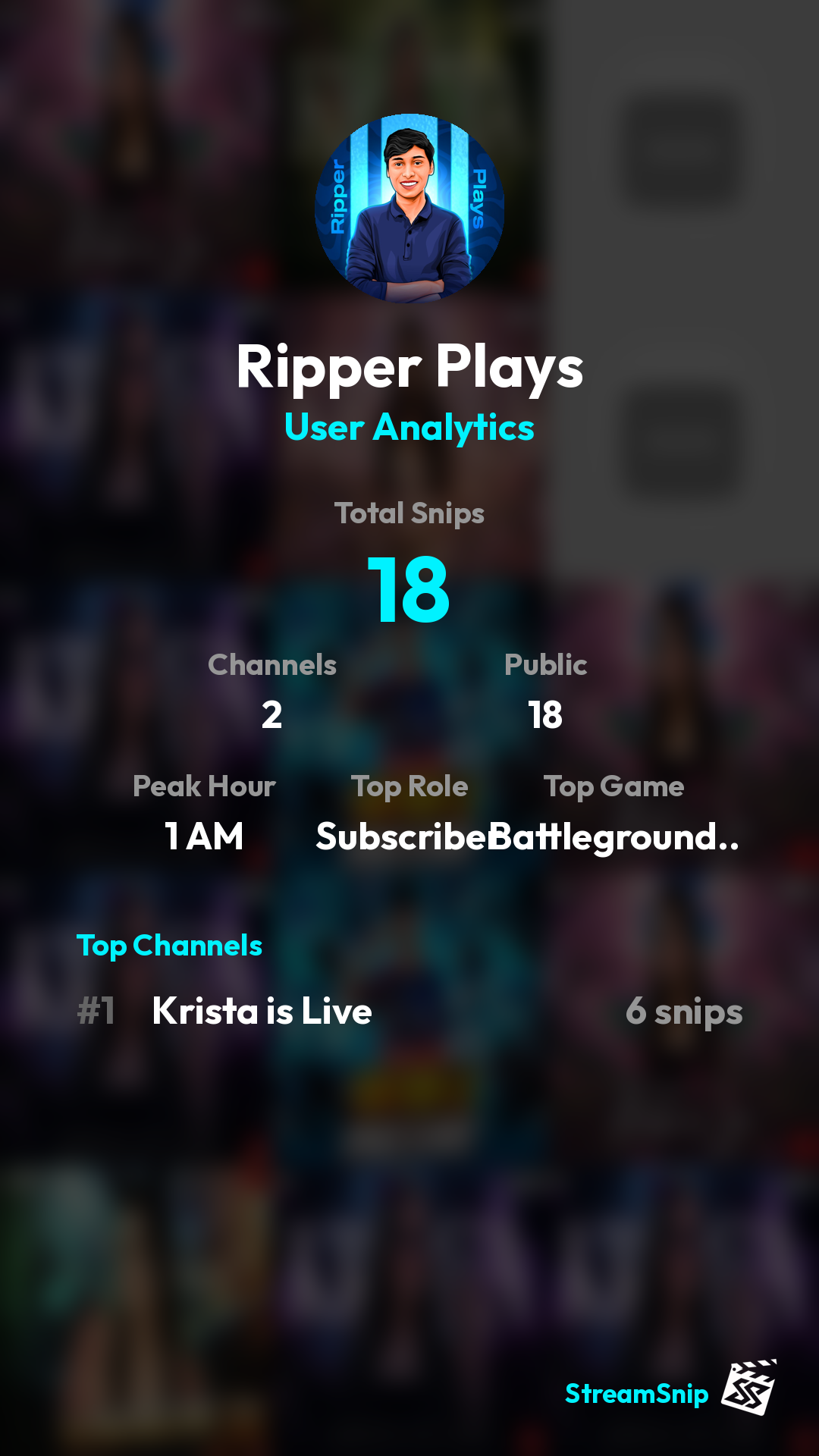 Stats Share Card