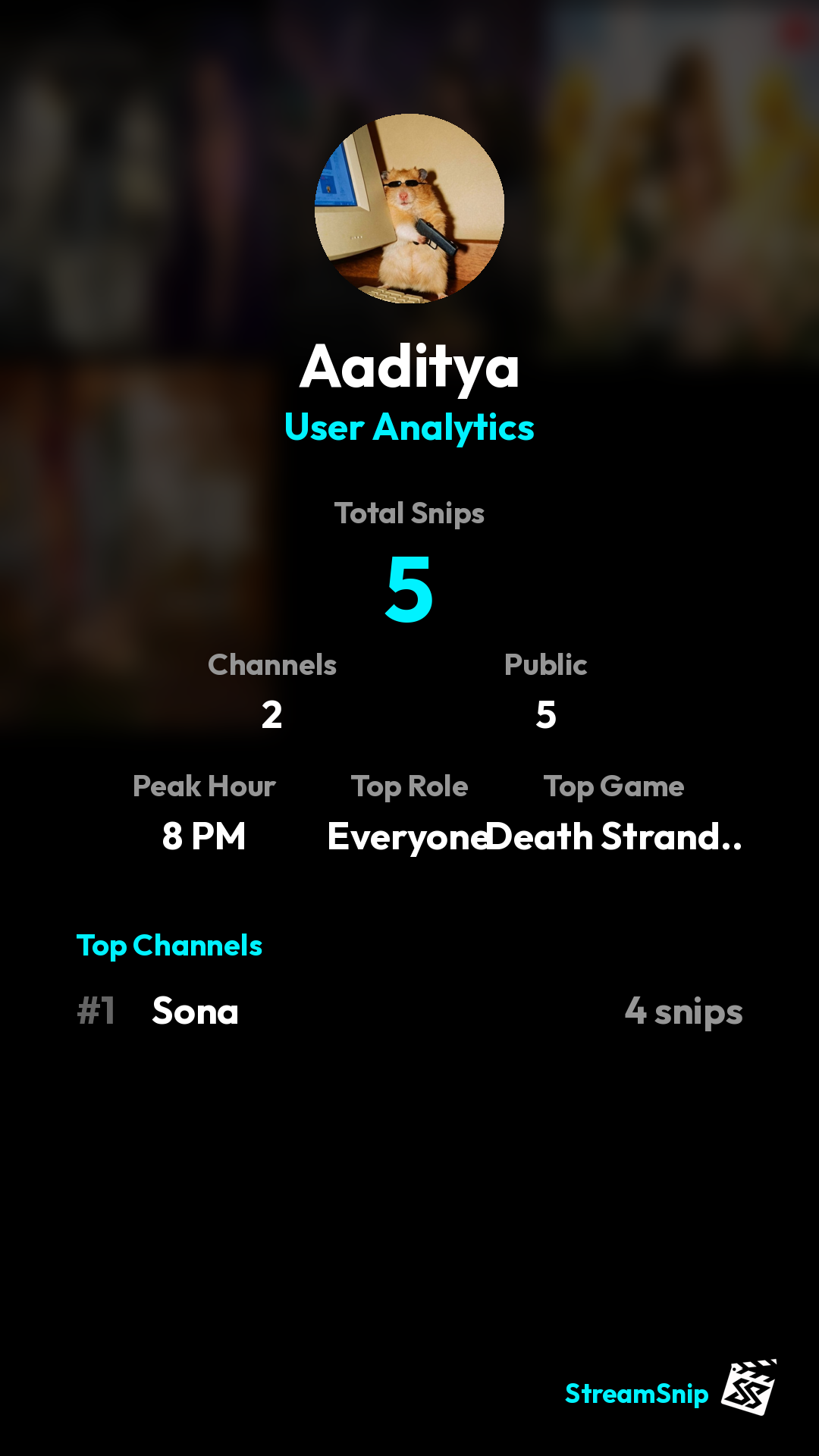 Stats Share Card