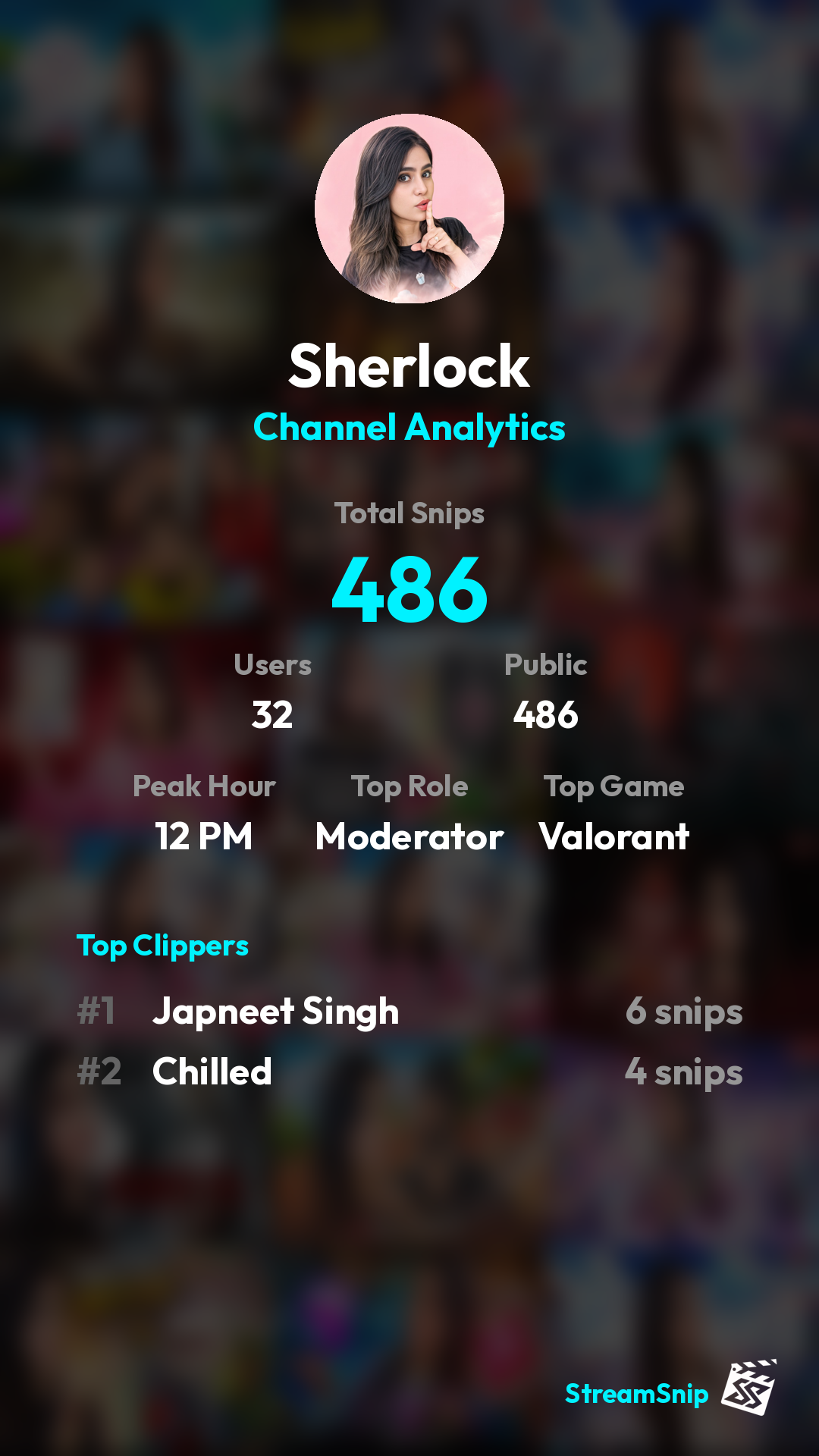 Stats Share Card