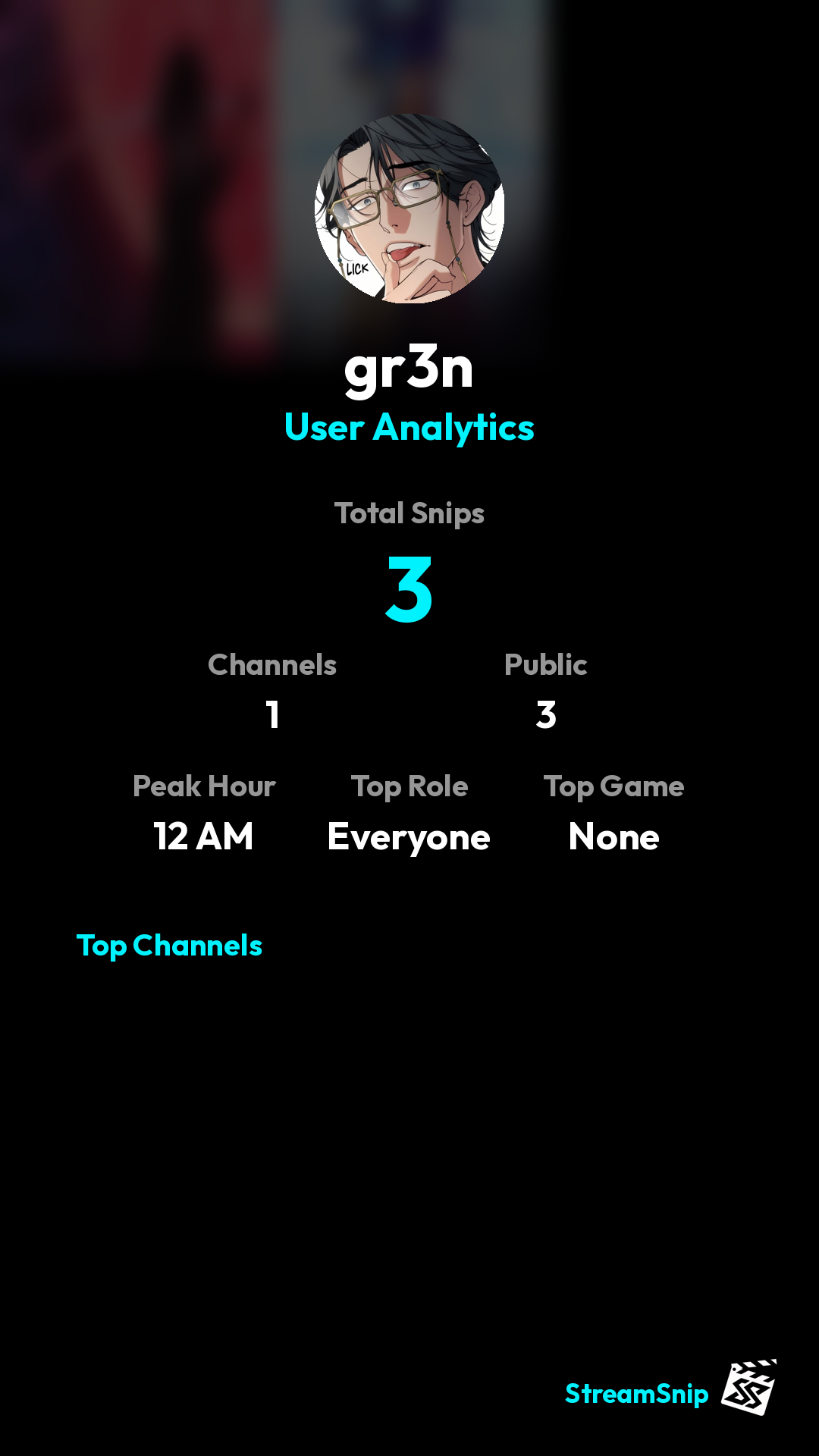 Stats Share Card
