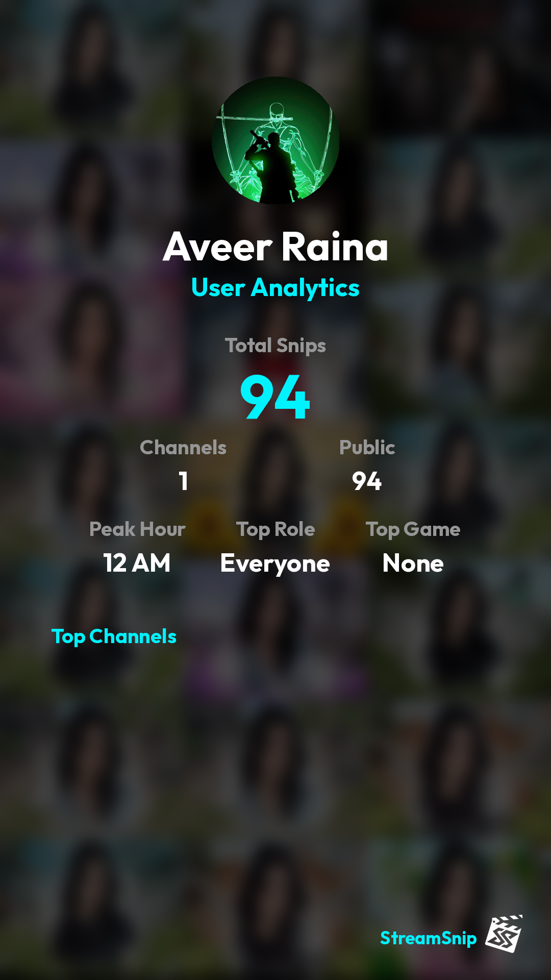 Stats Share Card