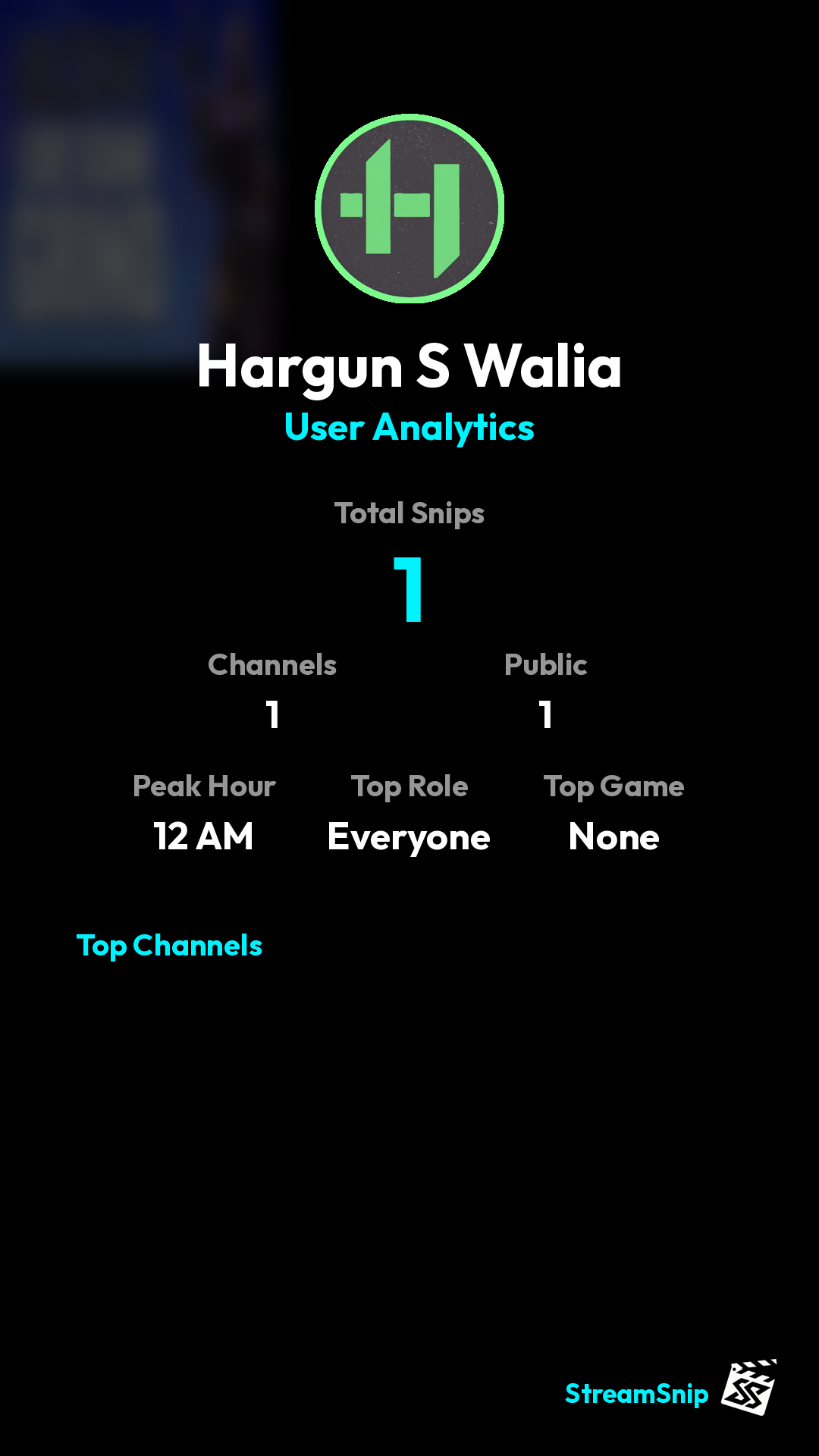 Stats Share Card