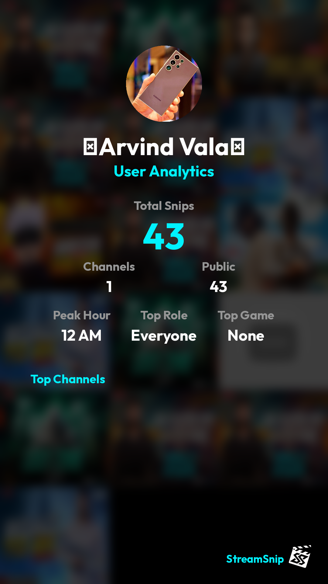 Stats Share Card