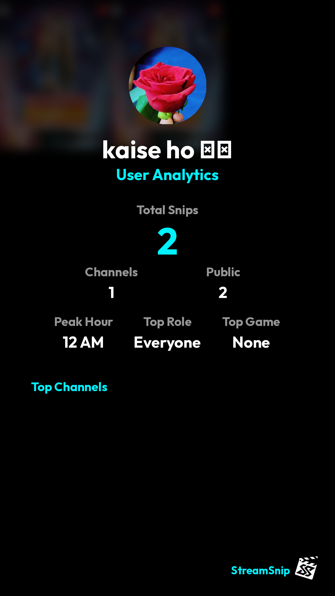Stats Share Card