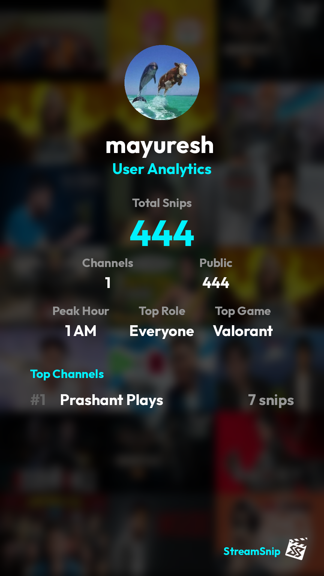 Stats Share Card