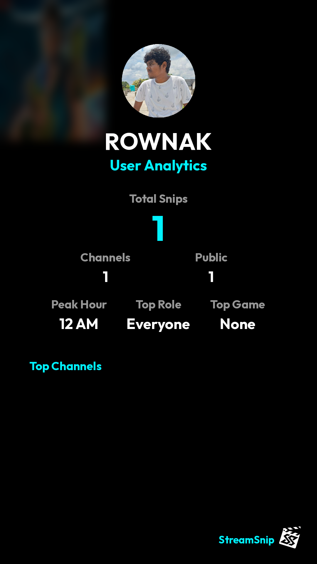 Stats Share Card
