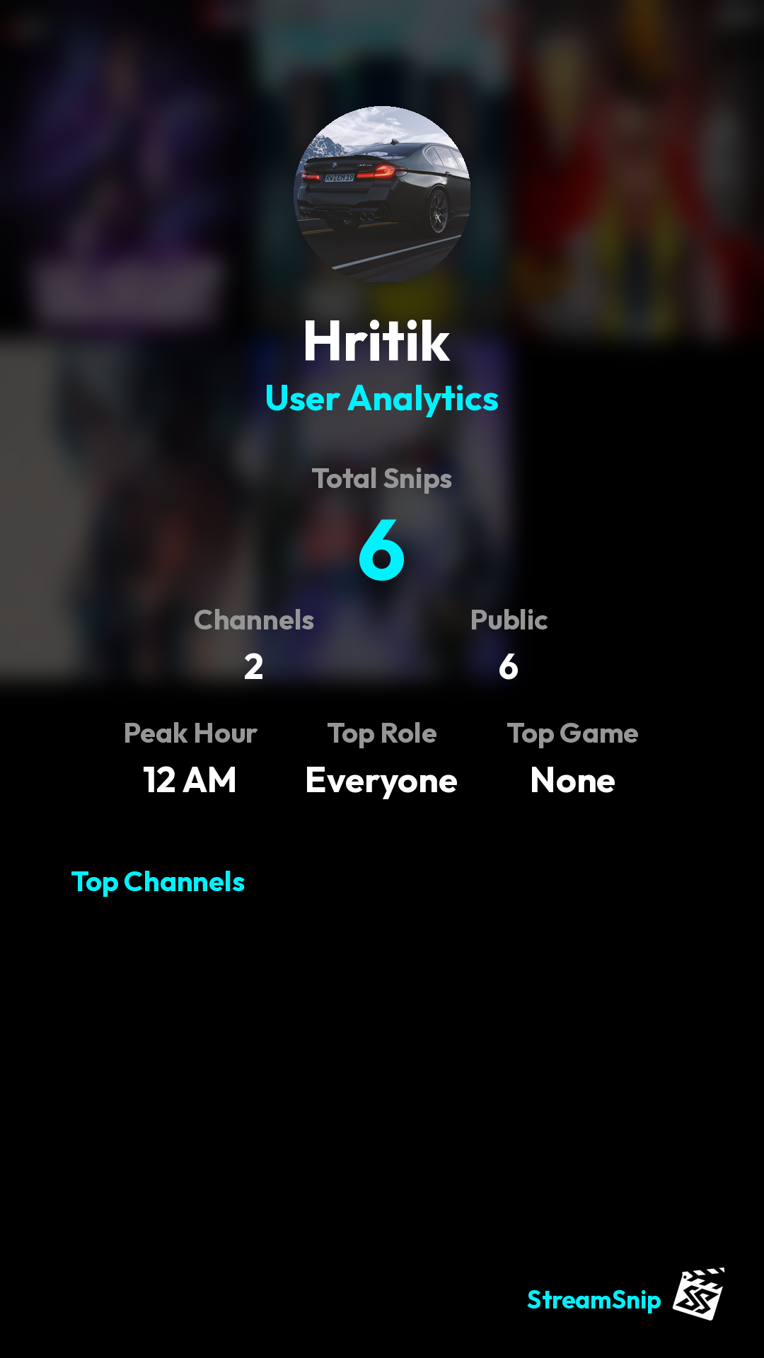 Stats Share Card
