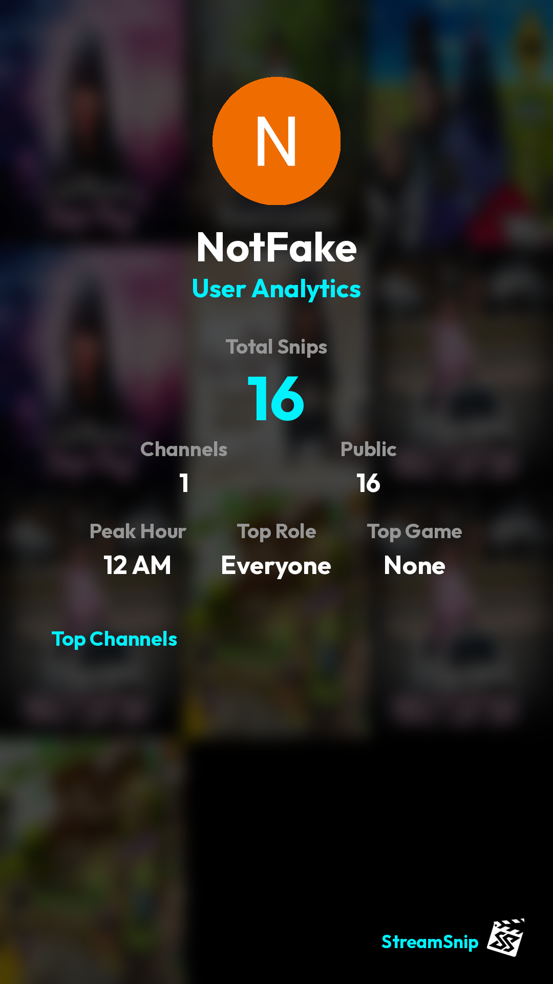Stats Share Card