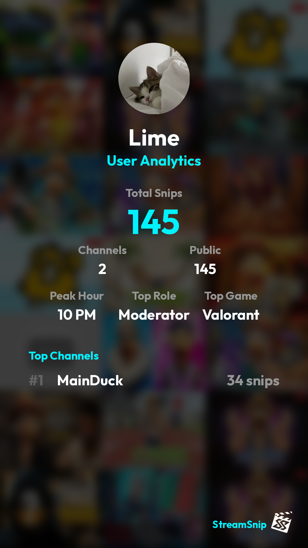 Stats Share Card