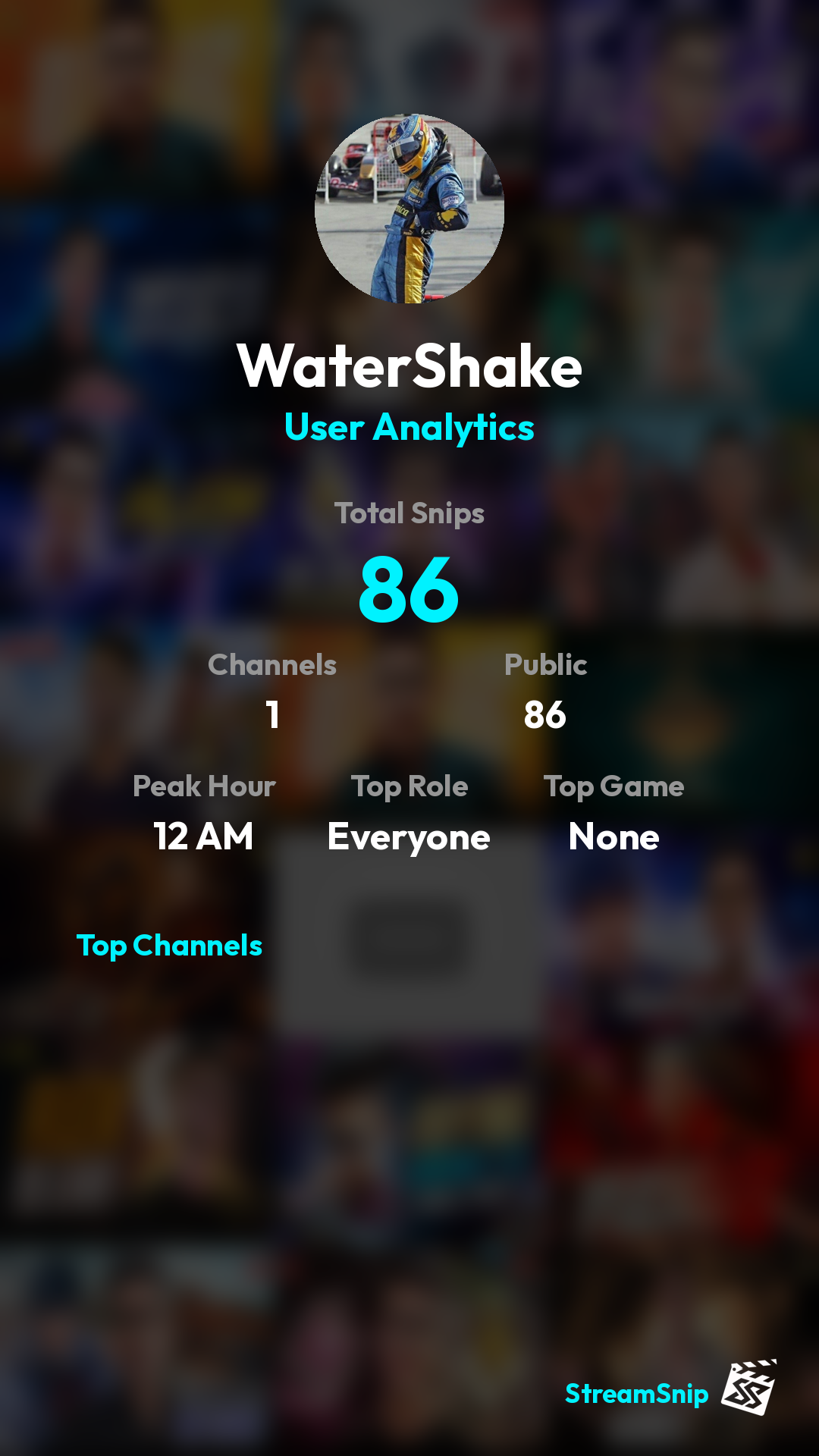 Stats Share Card
