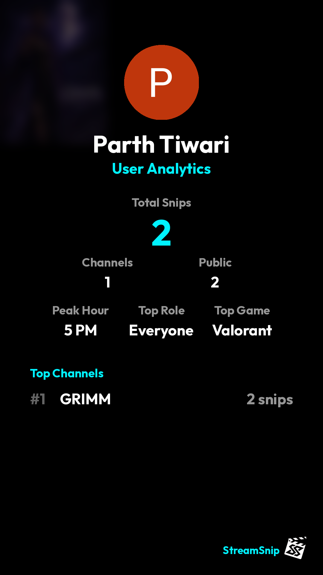 Stats Share Card