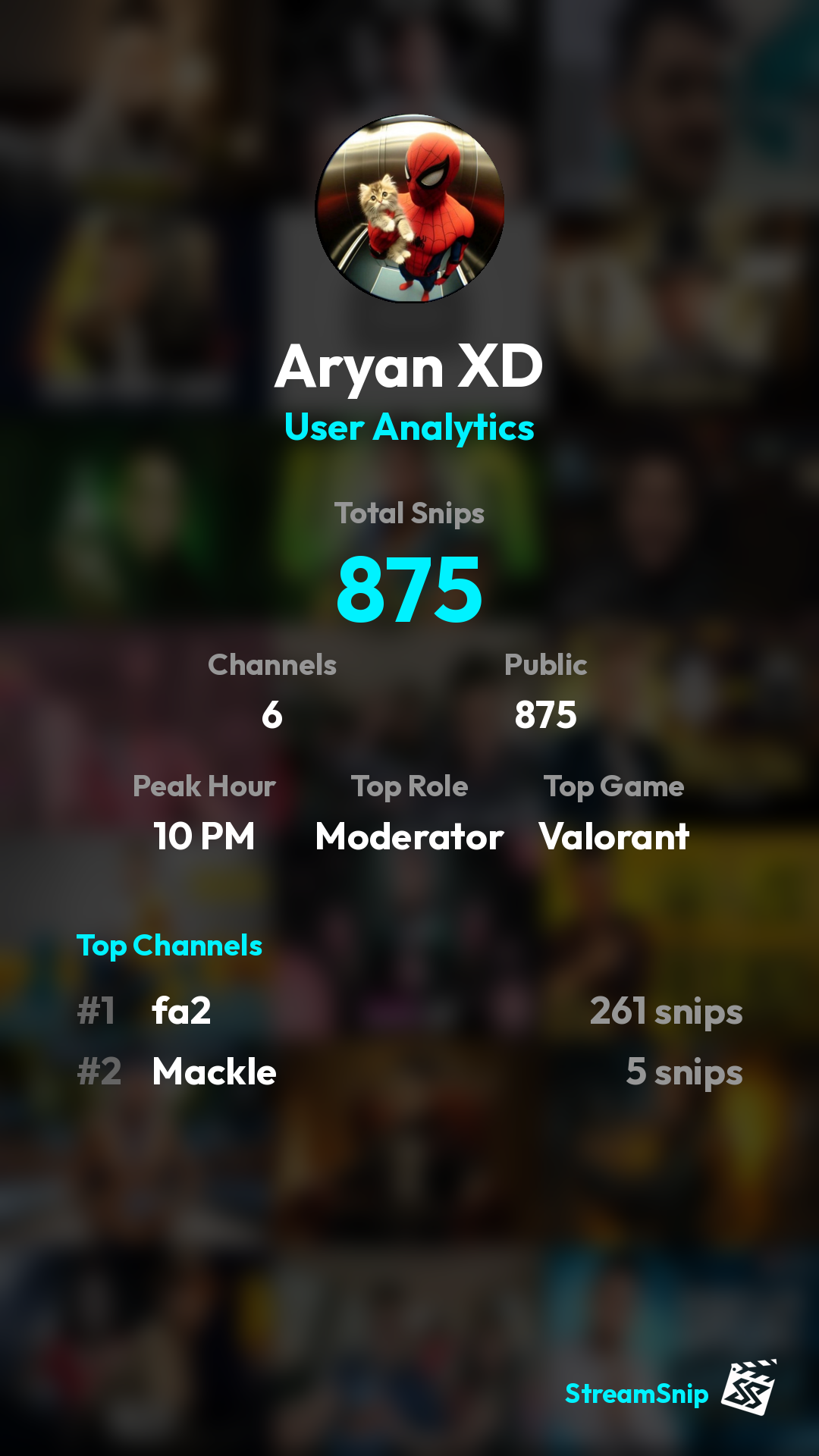 Stats Share Card