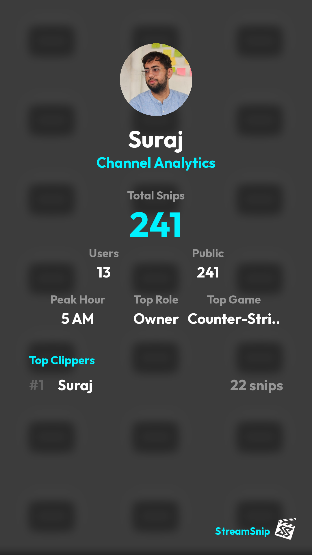 Stats Share Card