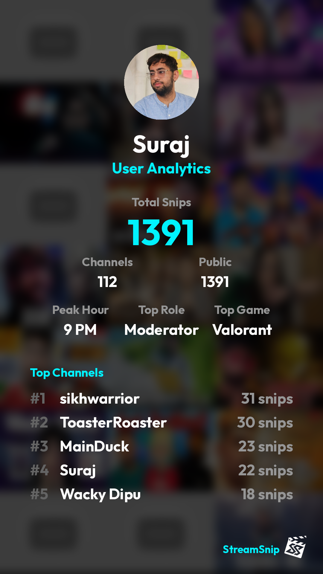 Stats Share Card