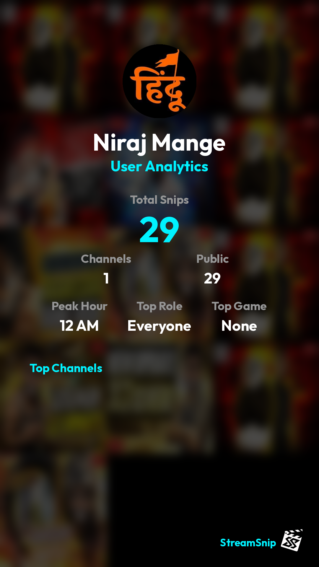 Stats Share Card