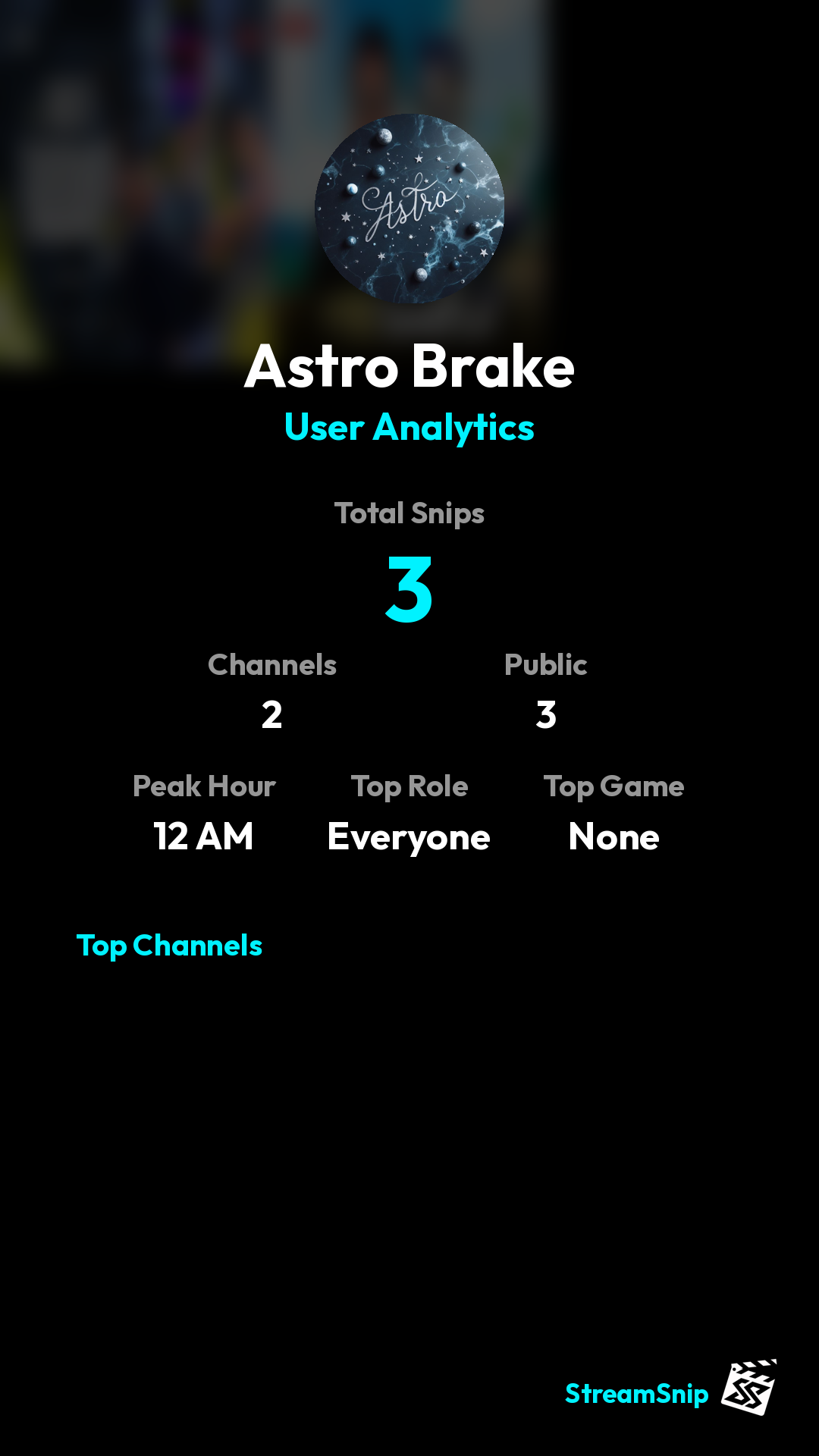 Stats Share Card