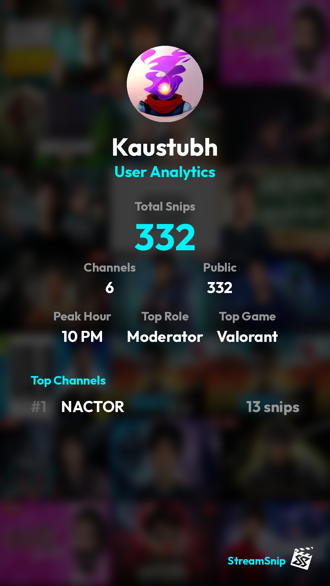 Stats Share Card
