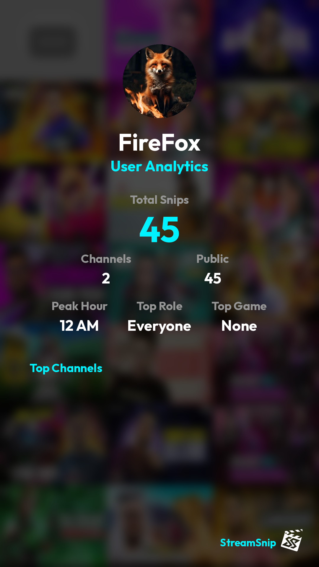 Stats Share Card