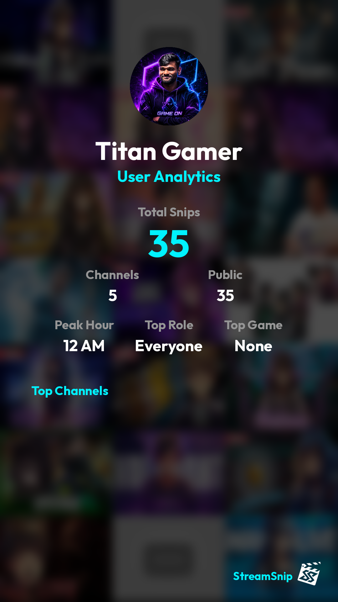 Stats Share Card