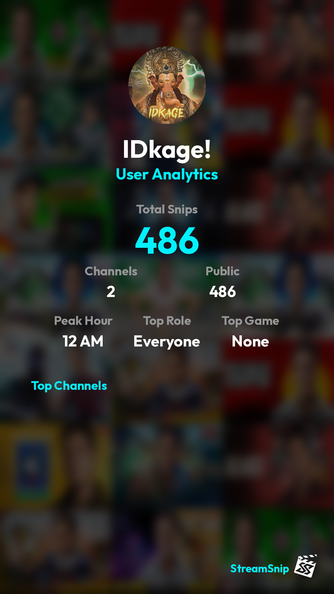 Stats Share Card