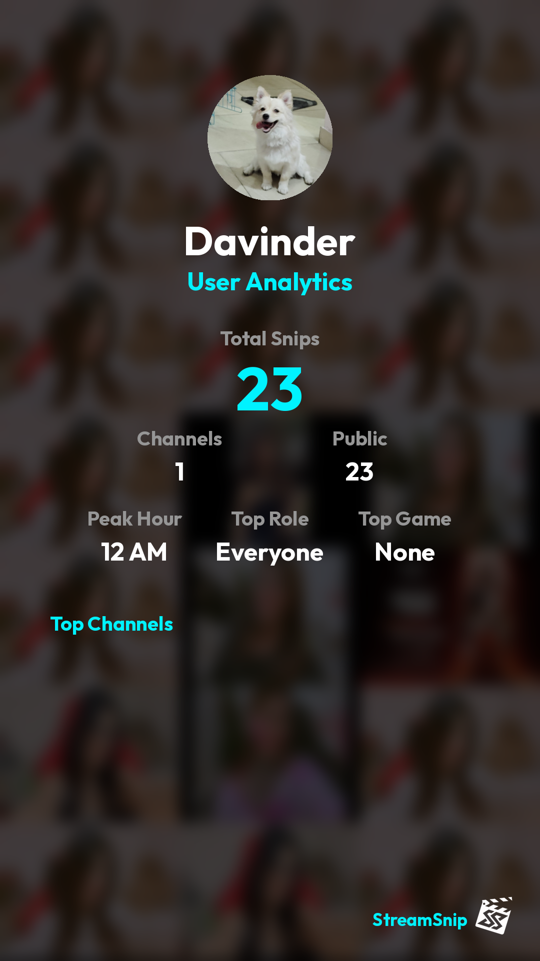 Stats Share Card