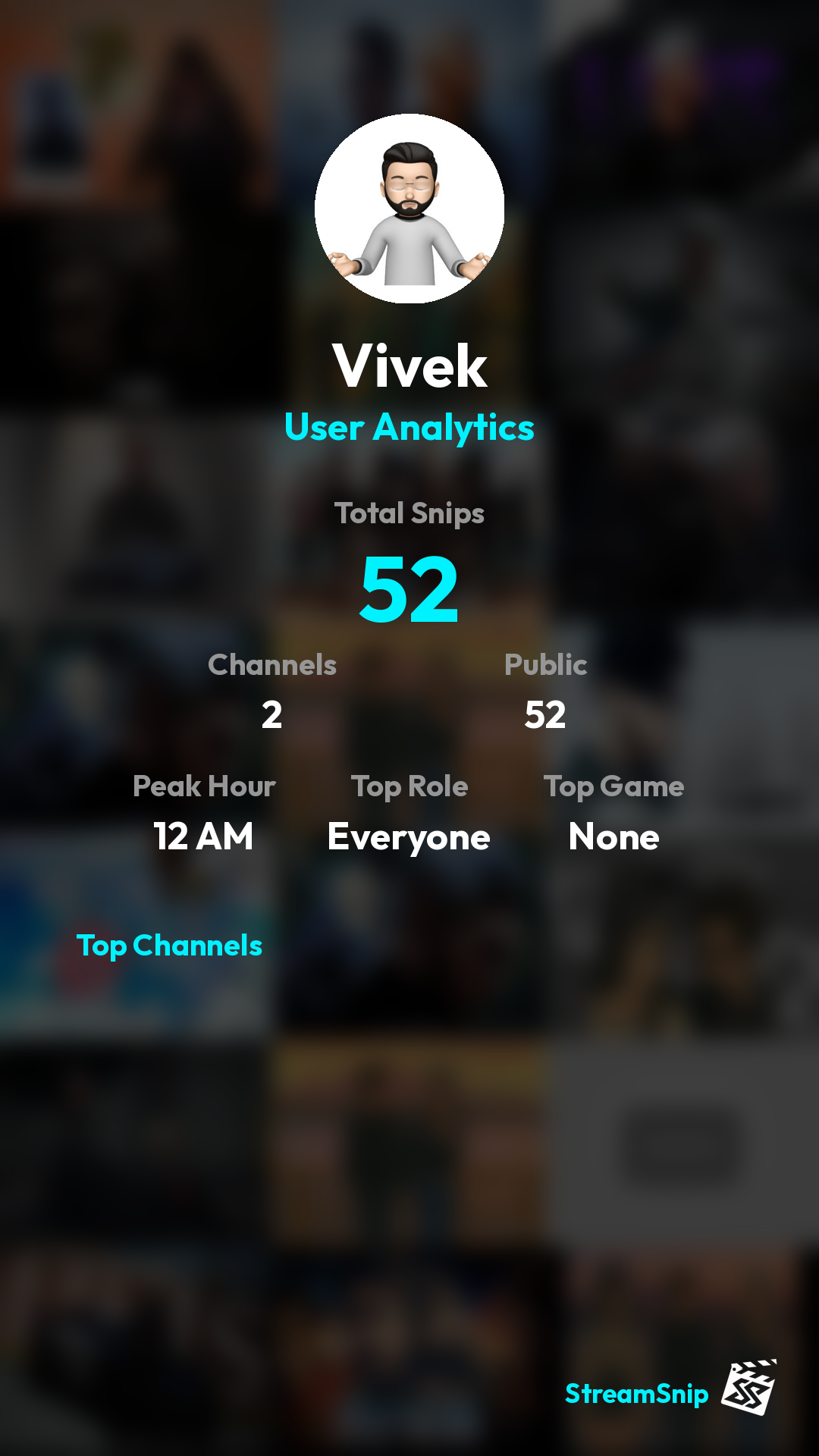 Stats Share Card