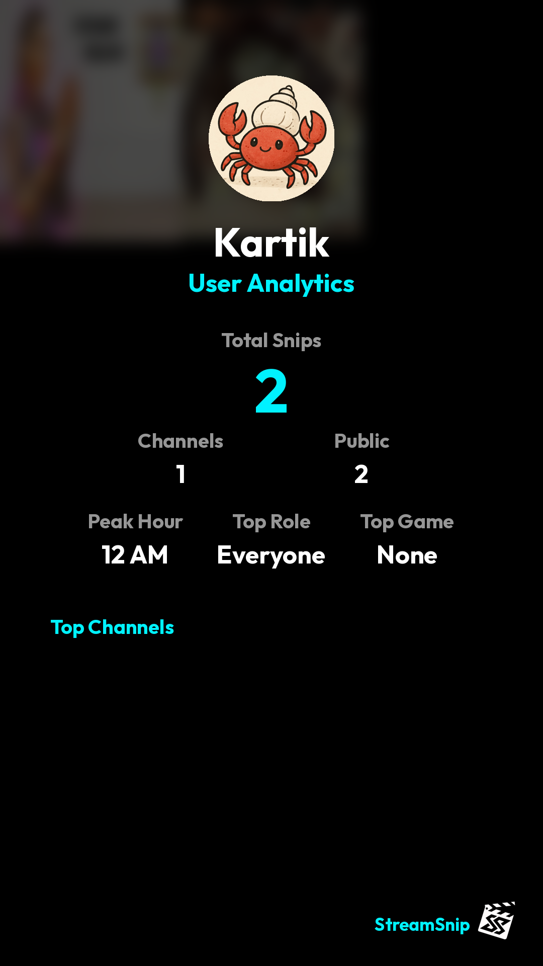 Stats Share Card