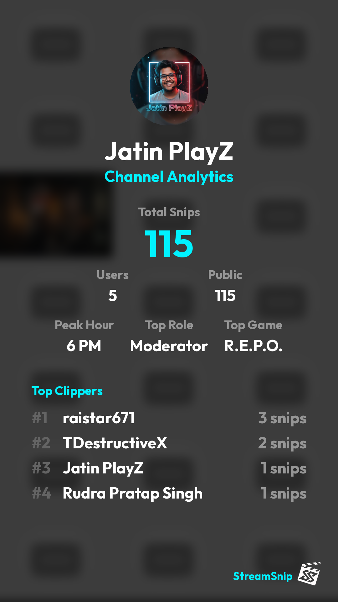 Stats Share Card
