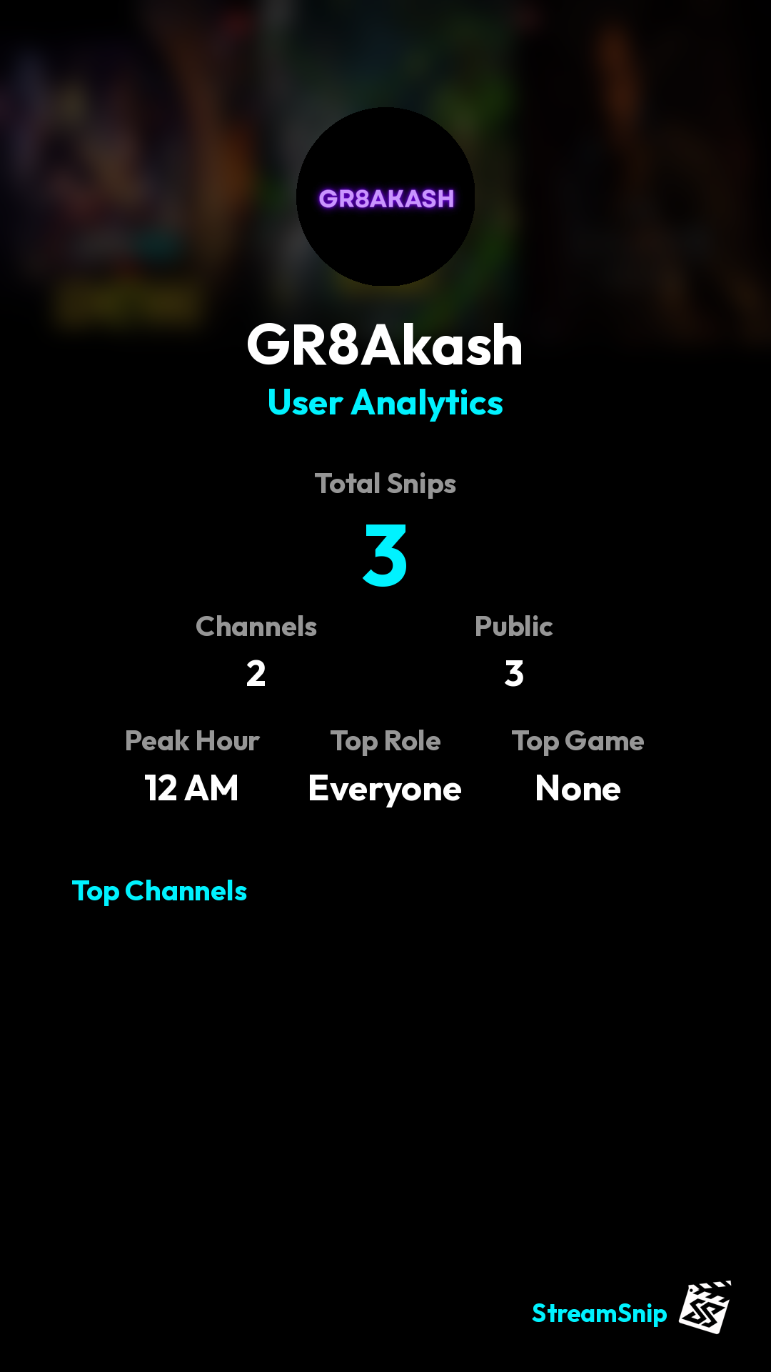 Stats Share Card