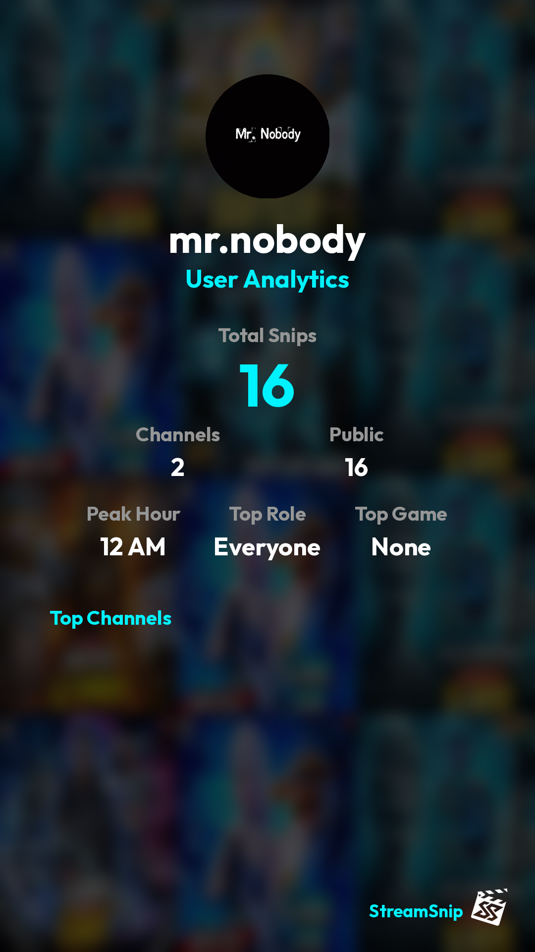 Stats Share Card