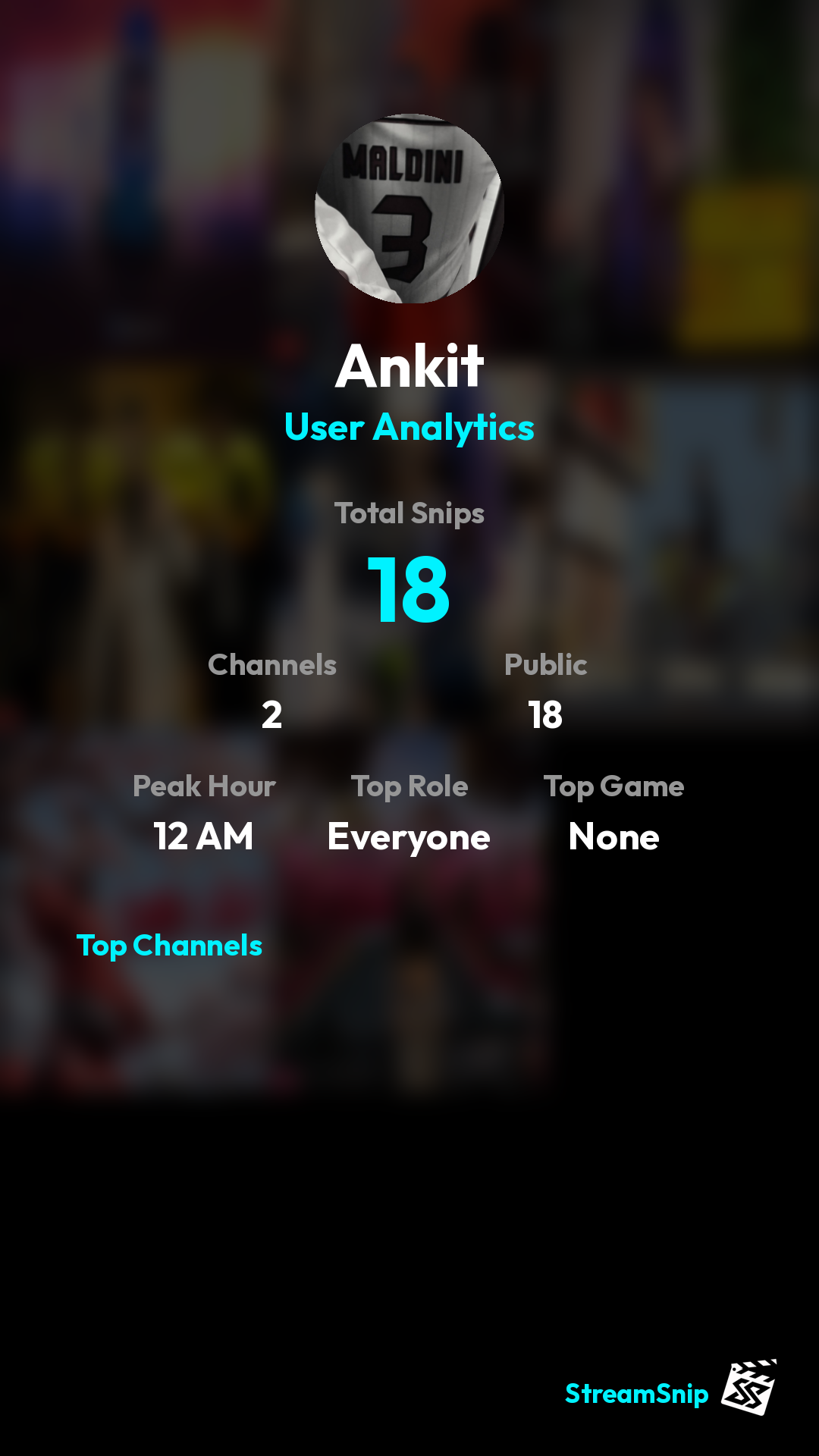 Stats Share Card