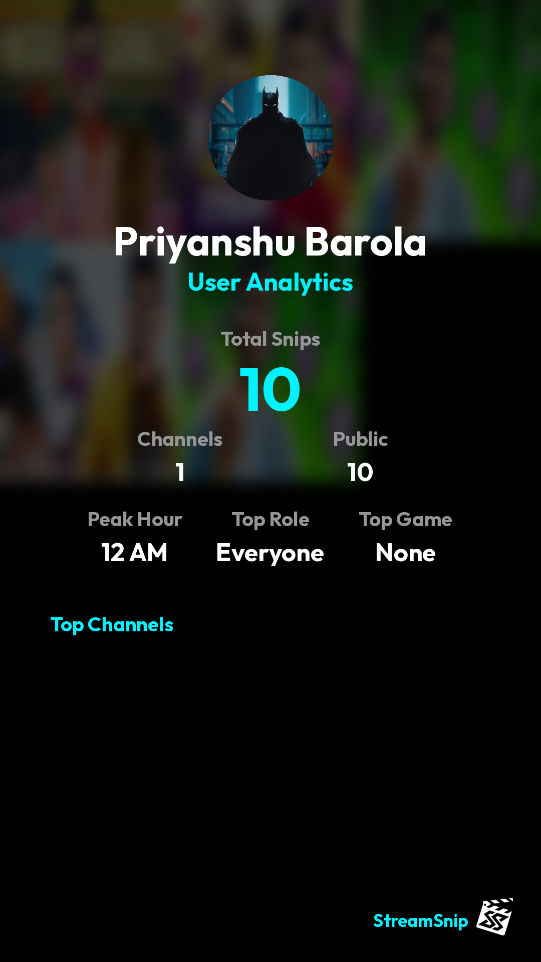 Stats Share Card