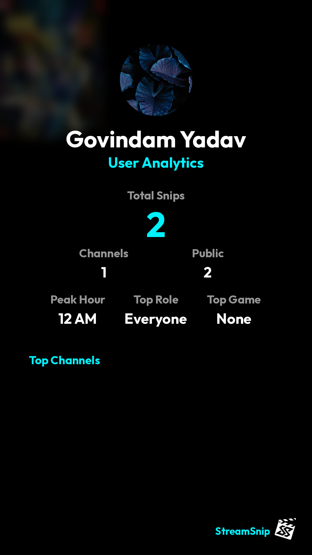 Stats Share Card
