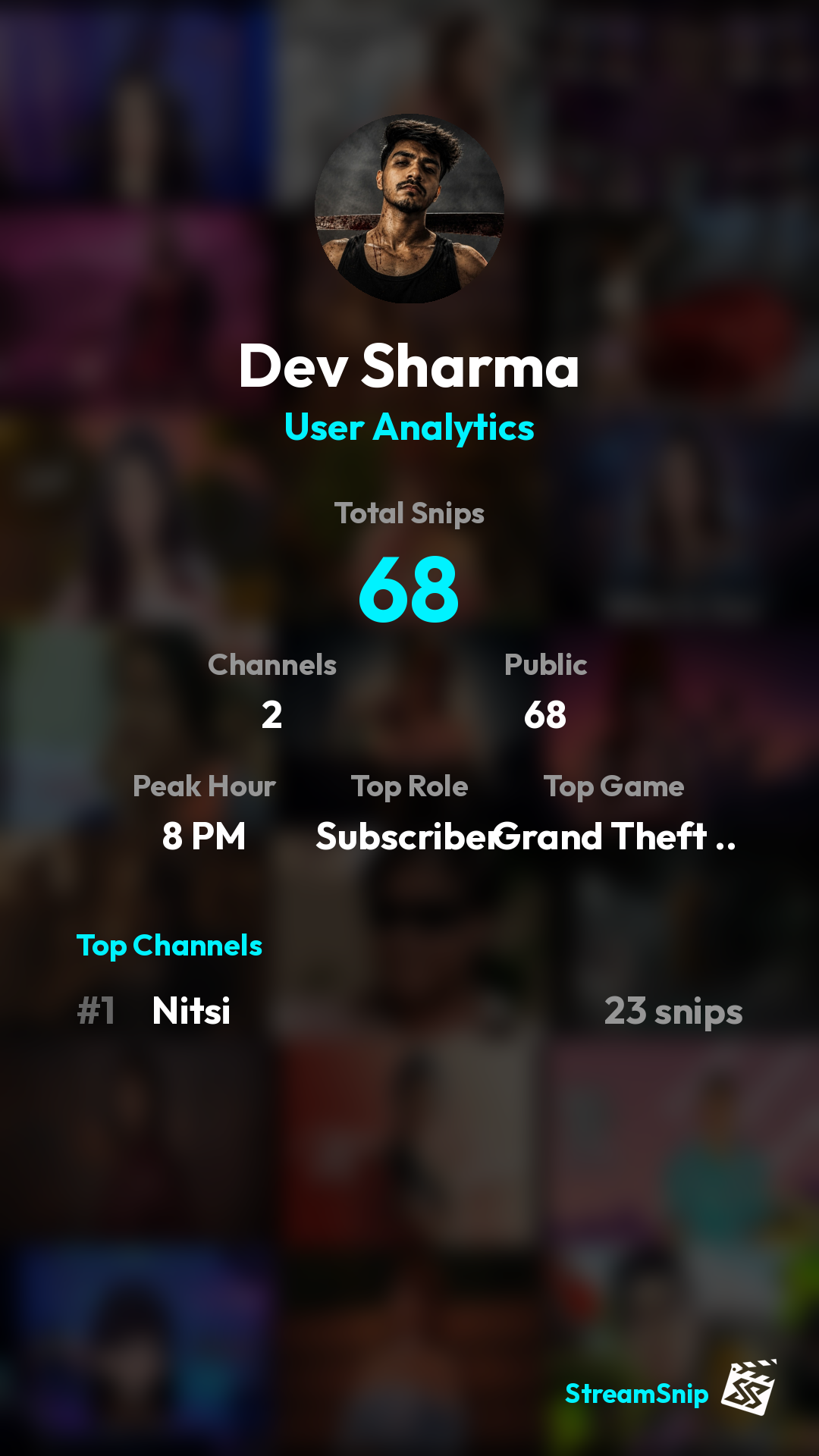 Stats Share Card