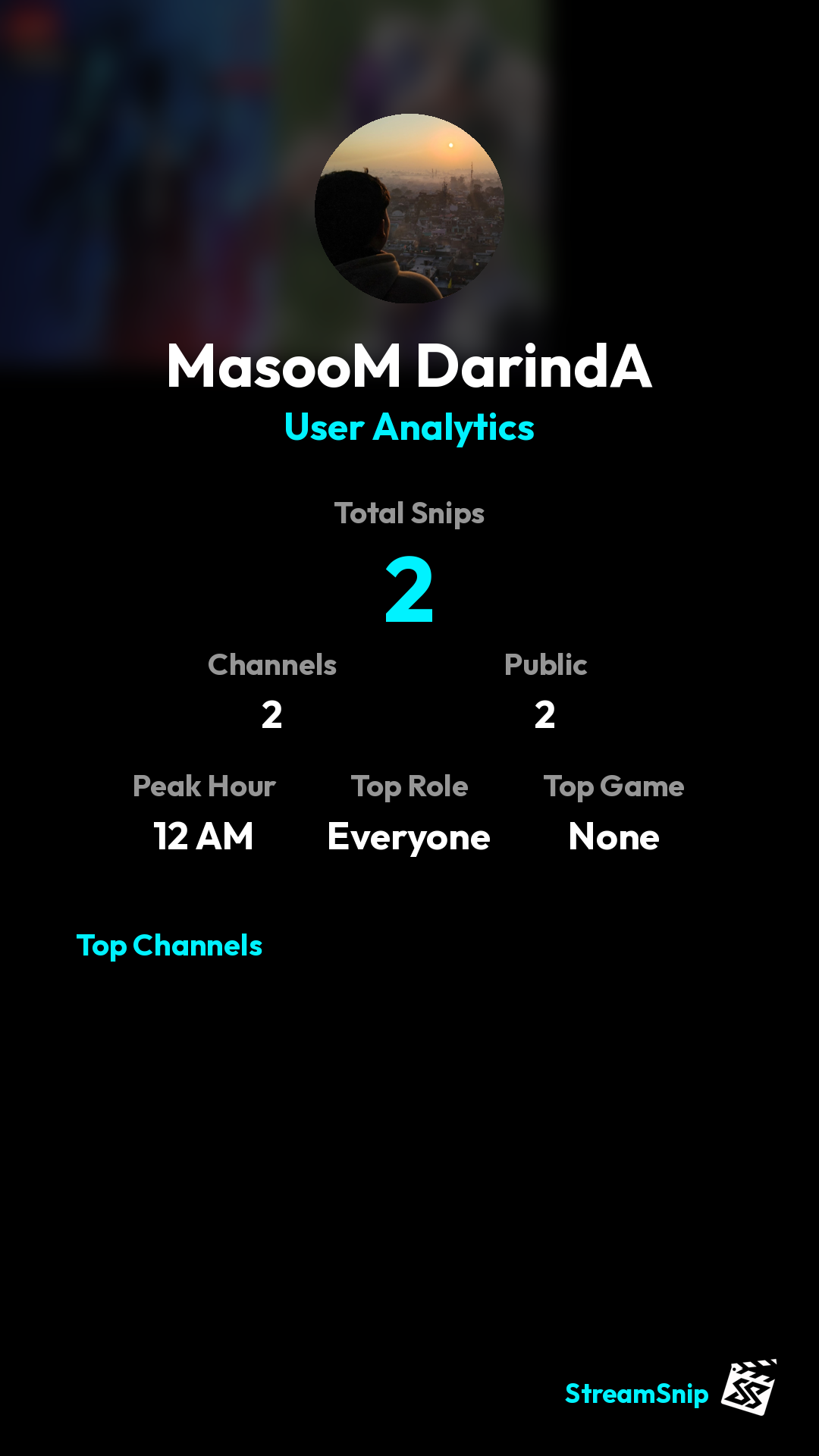 Stats Share Card