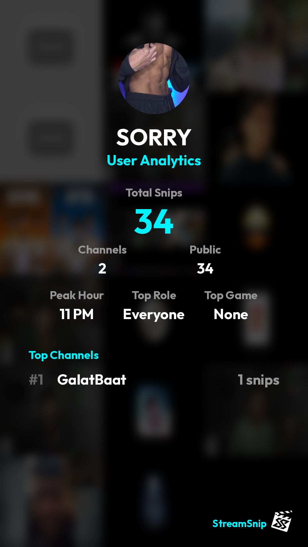 Stats Share Card