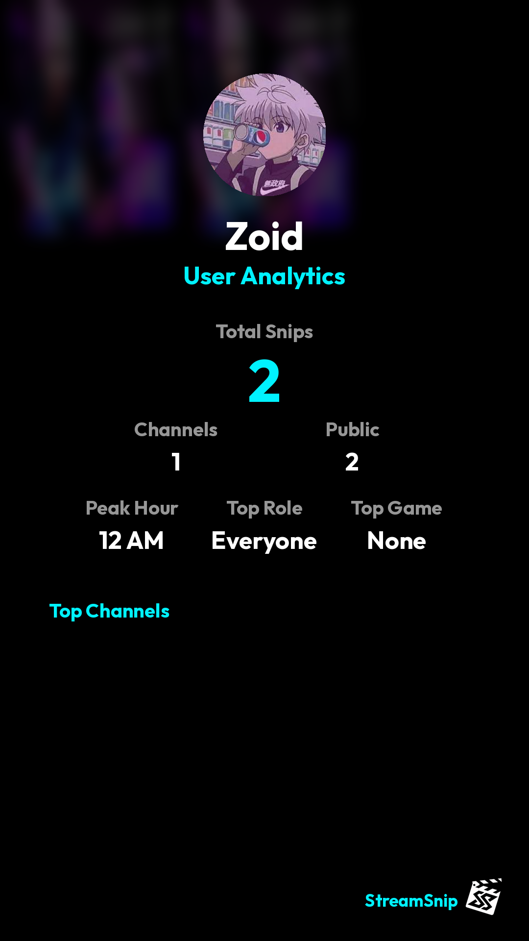 Stats Share Card