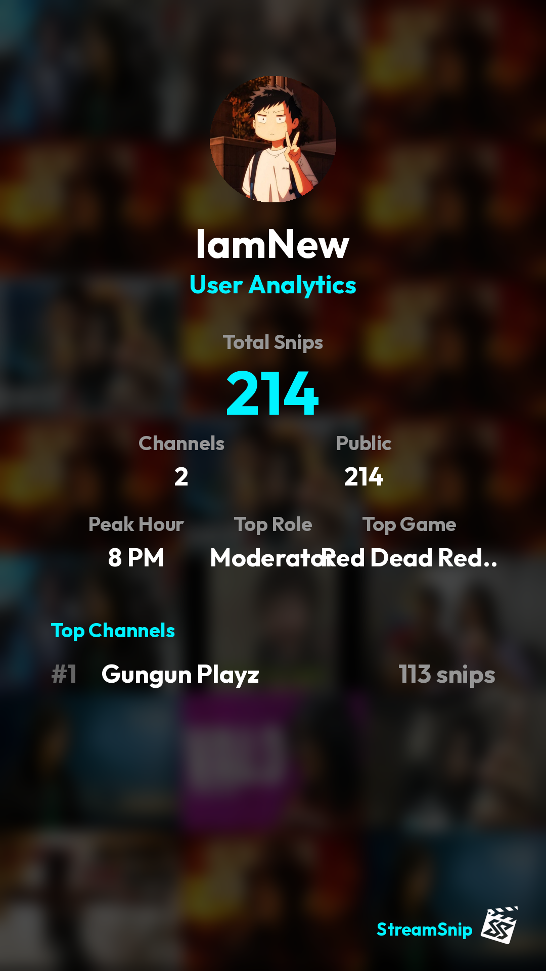 Stats Share Card
