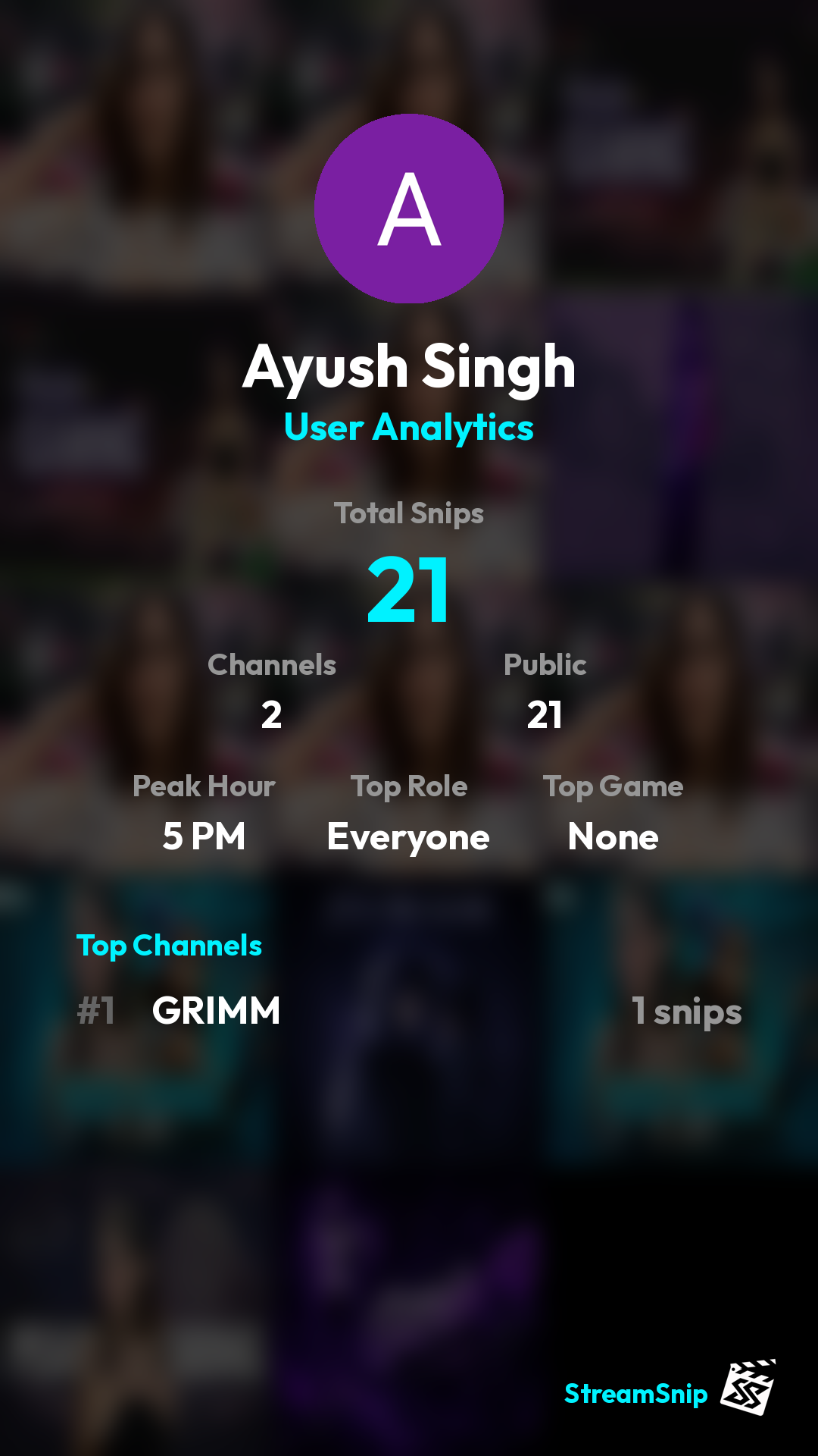 Stats Share Card