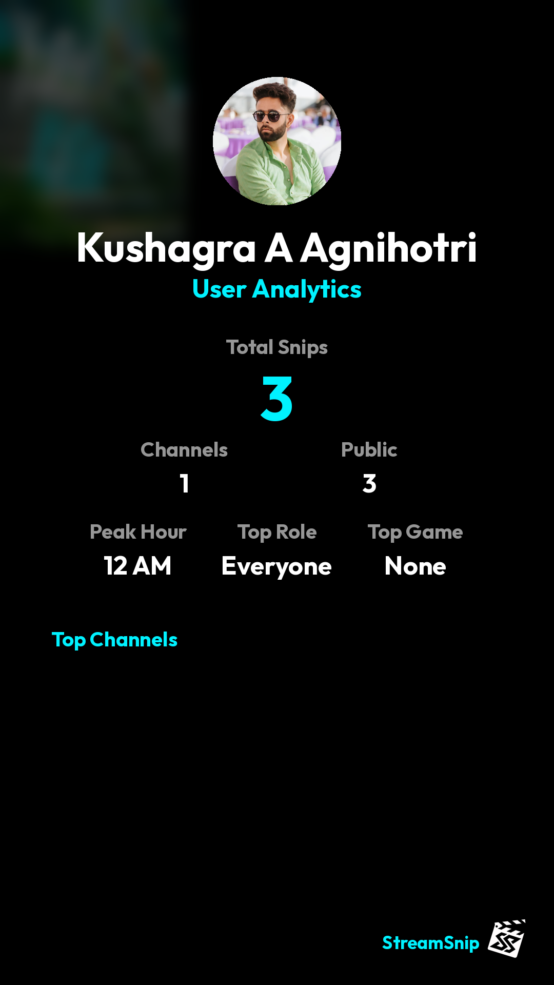 Stats Share Card
